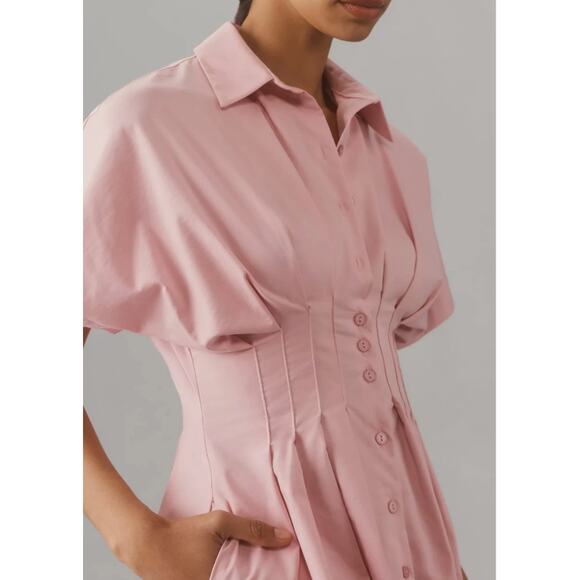 NWT The Tobie Shirt Dress by Exquise Anthropologie - Picture 3 of 6